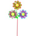 thumbnail image 1 of Hilanderos de viento de Triple cabeza, kits de molinete de rotación, molino de viento para decoraciones de césped y jardín, 1 of 5