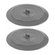 thumbnail image 3 of 2 Pack Bathtub Stopper, 6 Inches Large Silicone Tub Stopper, Flat Suction Drain Covers, Bath Plug fo, 3 of 5