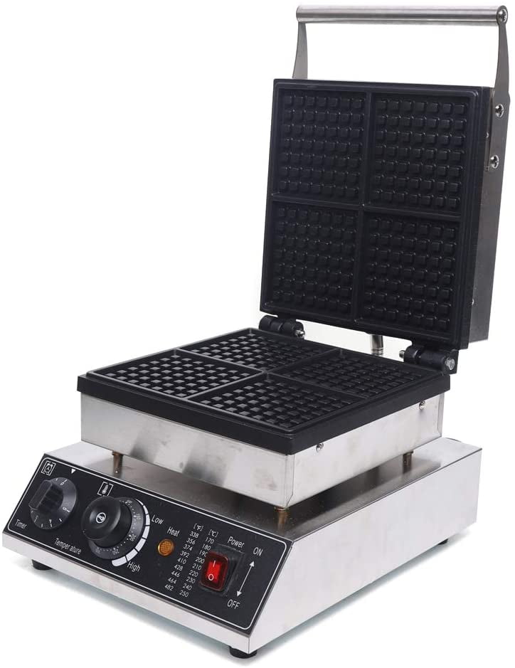 Non-stick LPG Lolly Waffle Maker Crispy Hot Dog Baking Machine 4pcs/time 