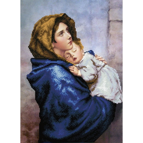 Diamond Dotz Madonna of the Streets Diamond Painting Kits for Adults - Diamond Art Kits a Relaxing Creative Craft Kit with Dotz Gems