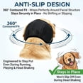 thumbnail image 5 of Dog Ear Muffs Noise Reduction Hood, Adjustable Waterproof Ear Protection Cover for Dogs, Calming Ear Wrap for Fireworks, Thunderstorms, Grooming, Bathing and Travel, S/M/L, 5 of 6