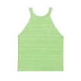 thumbnail image 3 of Lullu Toddler Girls Cotton Lightweight Halter Tank Top Breathable Sleeveless Shirts, Green, 3 of 3