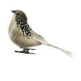 thumbnail image 6 of Wovilon 12Pcs Fake Bird Artificial Feather Foam Bird Christmas Tree Decor Perched Woodland Birds Ornament for Birthday Gift Bird Model, Brown, 6 of 9
