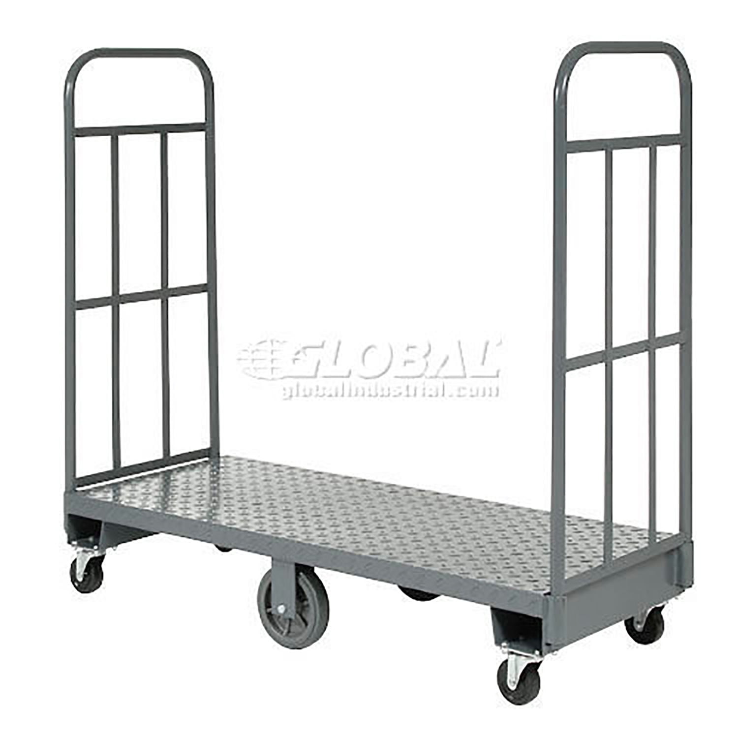 Steel Deck HighEnd Narrow Aisle UBoat Platform Truck 60 x 16 1500 Lb