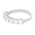 thumbnail image 2 of Rachel Koen Diamond Ladies Wedding Band Ring 14K White Gold 1.14Cttw Size 6.75, 2 of 6