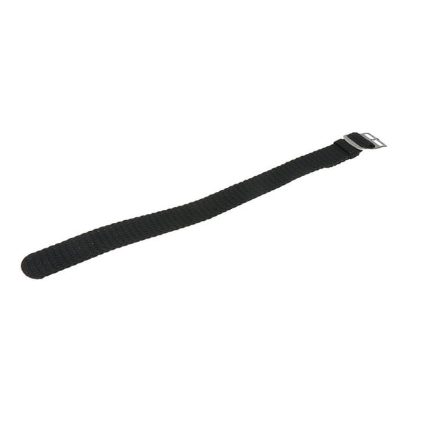 Correa de reloj de nailon de color liso, correa de repuesto de moda para reloj, color negro