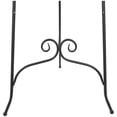 thumbnail image 5 of DecMode 21" x 63" Black Metal Tall Adjustable Floor 3 Level Scroll Easel, 1-Piece, 5 of 15