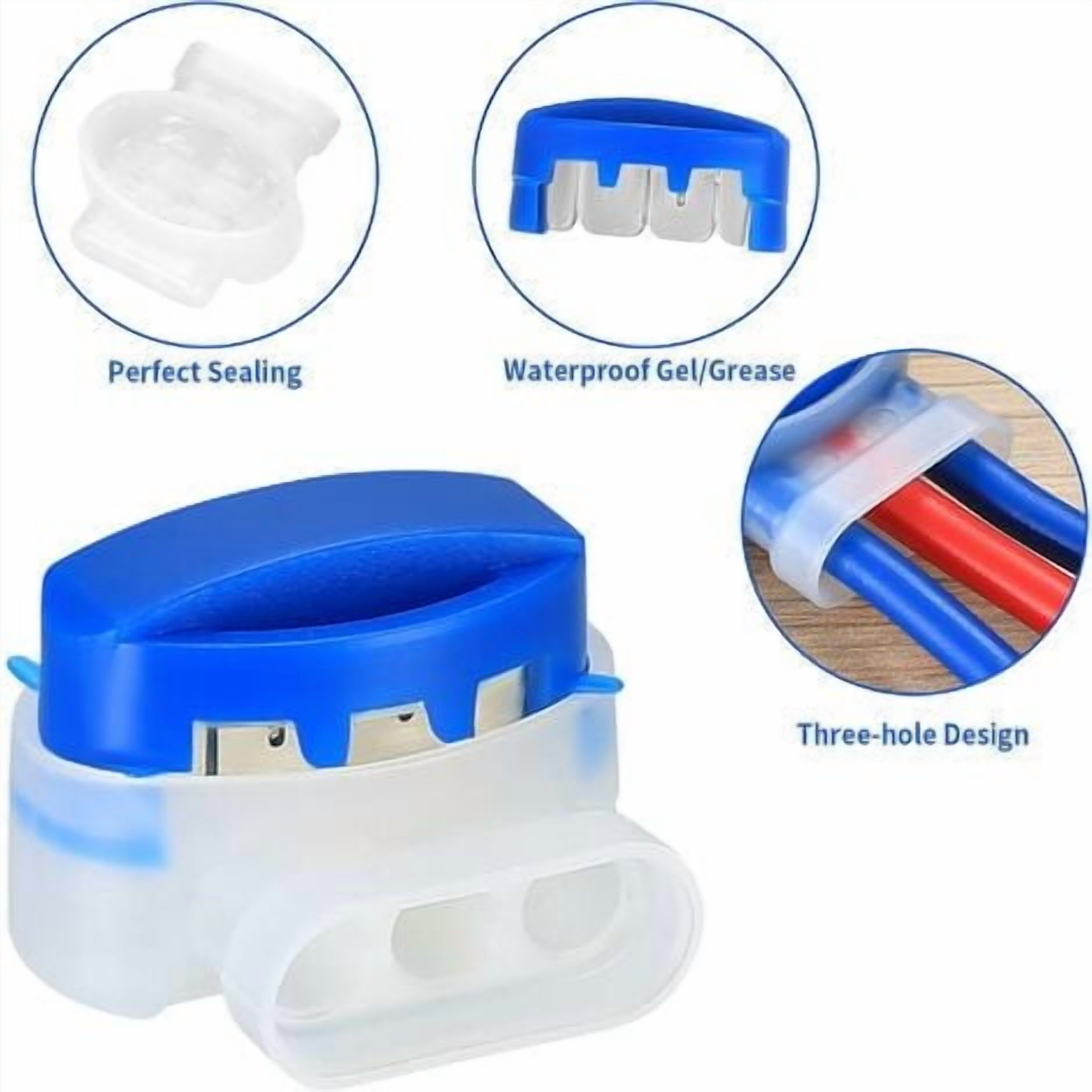 20Pcs Premium Cable Connectors - Cable Terminals - For Boundary Wires - Robot Lawn Mower - Automotive - Waterproof and Weatherproof