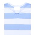 thumbnail image 3 of Garanimals Toddler Girl Dolman Short Sleeve Stripe Jersey T-Shirt, Sizes 18M-5T, 3 of 4