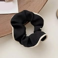 thumbnail image 3 of Eoperou Korean Style Women Elastic Hair Tie Pleated Large Milk Coffee Girl Hair Scrunchie Ponytail Holder Rubber Band Hair Accessories, 3 of 8