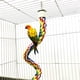 thumbnail image 4 of Pájaro Cuerda Percha Cómoda Percha Colorido Loro Cuerda Bungee Pájaro Juguete Jaula Loro Masticar Juguete Inevent PT001694-02, 4 of 7