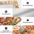 thumbnail image 6 of Plaid Pumpkins Fall Outdoor Rug for Patio/Deck/Porch, Non-Slip Large Area Rug 5 x 8 Ft, Harvest Thanksgiving Botanical Leaves Indoor Outdoor Rugs Washable Area Rugs, Camping Rug Carpet Runner, 6 of 8
