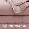 thumbnail image 4 of Casa Platino Bed Blanket Queen Size - Soft Pre-Washed Quilted Blanket - Lightweight Queen Size Blanket - All Season Queen Blanket - Microfiber Down Alternative Blanket Queen Size - Sepia Rose, 4 of 5