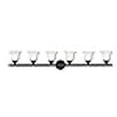 thumbnail image 3 of Livex Lighting 1066-07 Neptune 6 Light 48 inch Bronze Bath Vanity Wall Light, 3 of 4