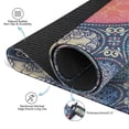 thumbnail image 3 of Extra Large Boho Anti-Slip Playing Surface for Mahjong Tables 31.5 Inch Square Rubber Mat with Quiet Design for Card Games and Family Game Nights, 3 of 7