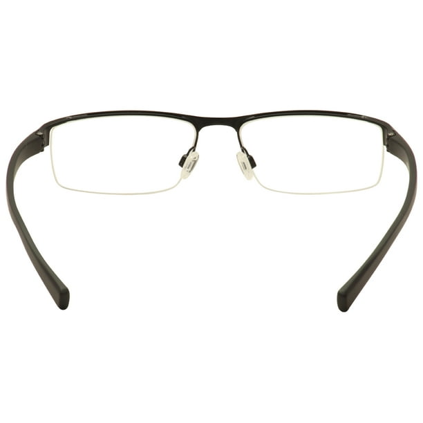 men's eyeglasses 8097 001 half rim optical 55mm - Walmart.com