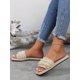 thumbnail image 3 of New Arrival Women's Flat Beach Flip Flops, Peep Toe, Fringe Tassel, Easy Slip-on, For Outdoor Wear, 3 of 5