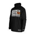 thumbnail image 2 of Men's New Era Black Washington Commanders Functional Fandom Balaclava Helmet Stripe Tri-Blend Hoodie, 2 of 5