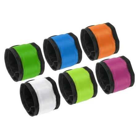 

Uxcell LED Wristband 6 Pack Light Up Bracelets LED Armbands Wrist Band 6 Colors S