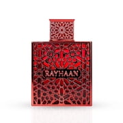Rayhaan Mens Crimson EDP Spray 3.4 oz Fragrances 6297001571057