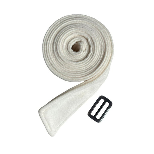 Cinturón de abrigo, accesorio decorativo de moda, banda de cintura, cinturones de cintura cómodos para mujeres Blanco