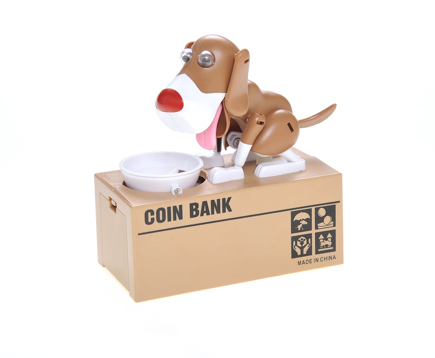 My Dog Piggy Bank Robotic Coin Munching Money Box (Black)