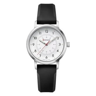 【WARA】 Wenger 79373 Swiss Made Men's Outback Black Dial Black Leather