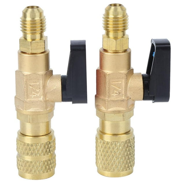 Khall Refrigerant Valve Air Conditioning Charging Hose Adapter Ball Valve for R22 R410A,R22 Refrigerant Valve,Air Conditioning Charging Valve