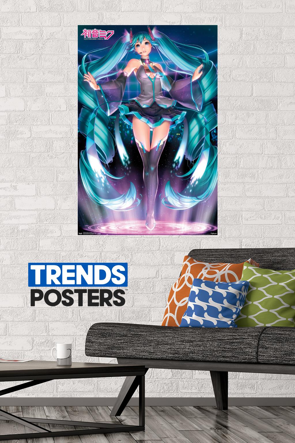 Hatsune Miku - Projection Wall Poster, 22.375" x 34"