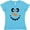 Aqua, variant on Inktastic Cute Smiling Snowman Face with Carrot Nose Women's V-Neck T-Shirt