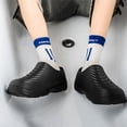 thumbnail image 3 of Dakaela Work Shoes for Men Women Comfortable Non Slip Clogs Rubber Sole Waterproof Kitchen Chef Shoes for Restaurant Nursing Size 7-11 Black, 3 of 6
