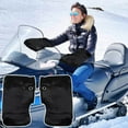 thumbnail image 6 of Japceit Snowmobile Handlebar Muffs, Windproof and Waterproof Hand Protectors for Riding, Thermal Winter Gloves for Motorcycle, ATV, Dirt Bike, Cold Weather, 6 of 9