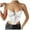 White, variant on Women Summer Tops Women Suspender Top Mesh Fishbone Strap Double Layer Pleated Small Vest Camisole for Silk Boy 12 Compression Workout Top Band Size Cropped Crop with Hoodie White M