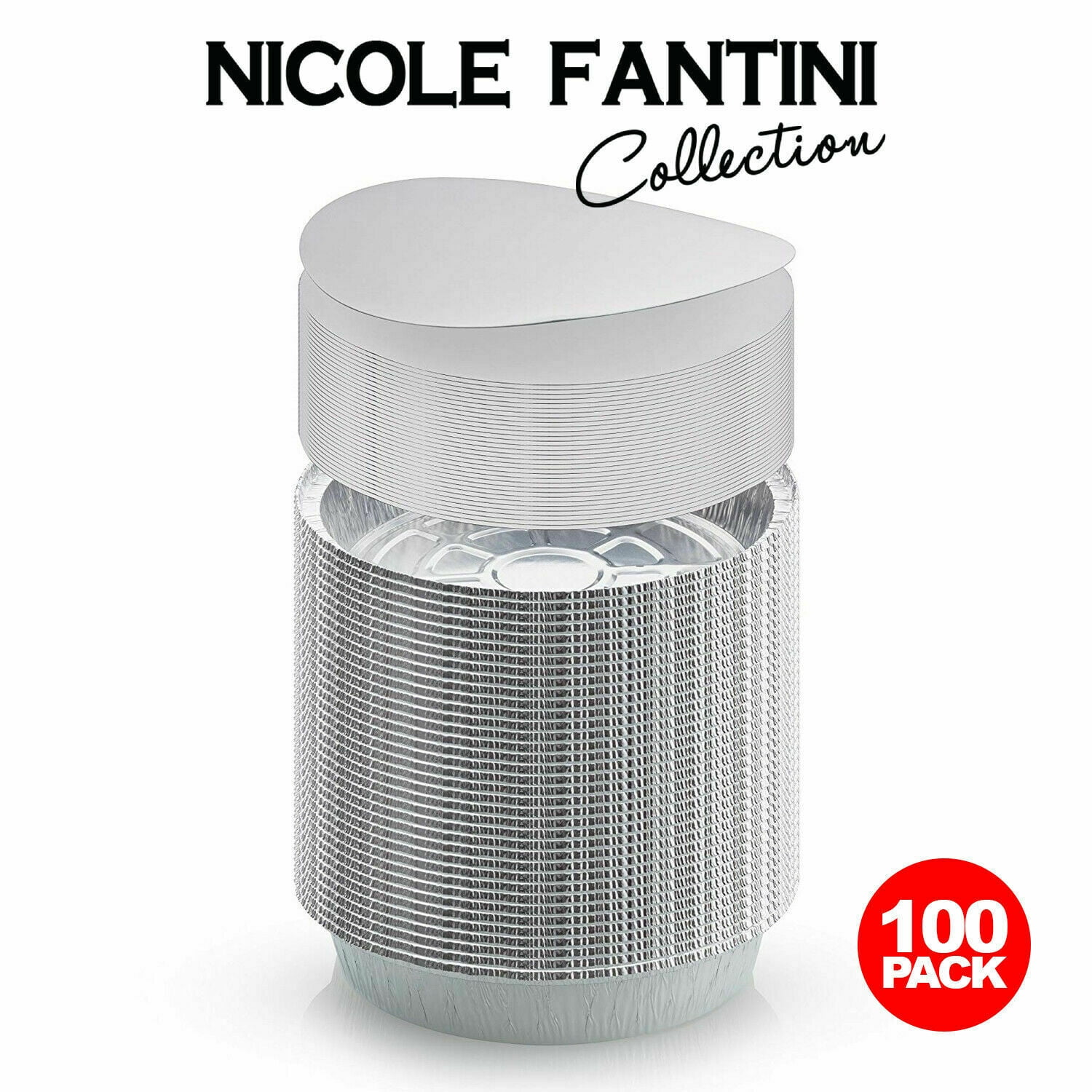 9" Round Aluminum Foil Pans With Board Lids For Baking, Cooking 50500