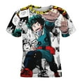 thumbnail image 4 of My Hero Academia Kids Short Sleeve Tee Shirt Novelty Crewneck T-Shirts Unisex Summer Blouse Tops for Boys Girls 100CM, 4 of 8