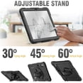 thumbnail image 2 of Case for Samsung Galaxy Tab S9 Plus / S9 FE Plus 12.4 inch 2023 Protective Cover with Screen Protector/Pen Holder/Rotating Stand/Hand Strap/Shoulder Strap/Stylus Pen, 2 of 6