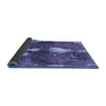 thumbnail image 2 of Ahgly Company Indoor Square Abstract Blue Modern Area Rugs, 3' Square, 2 of 4