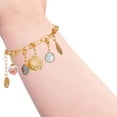 thumbnail image 4 of Time and Tru Women's Gold-Tone Interchangeable Heirloom Theme Charms Bracelet., 4 of 4