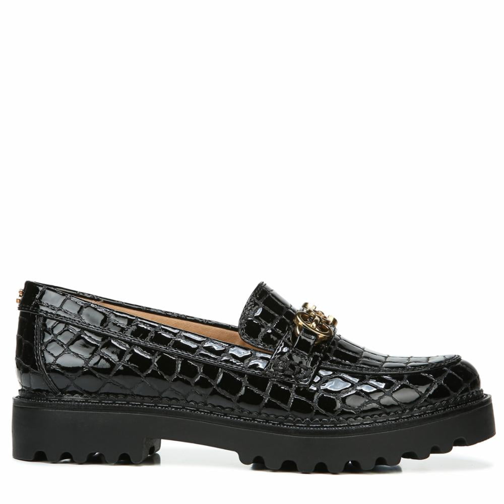 Circus by Sam Edelman Deana Women's Casual Black Crocco Patent