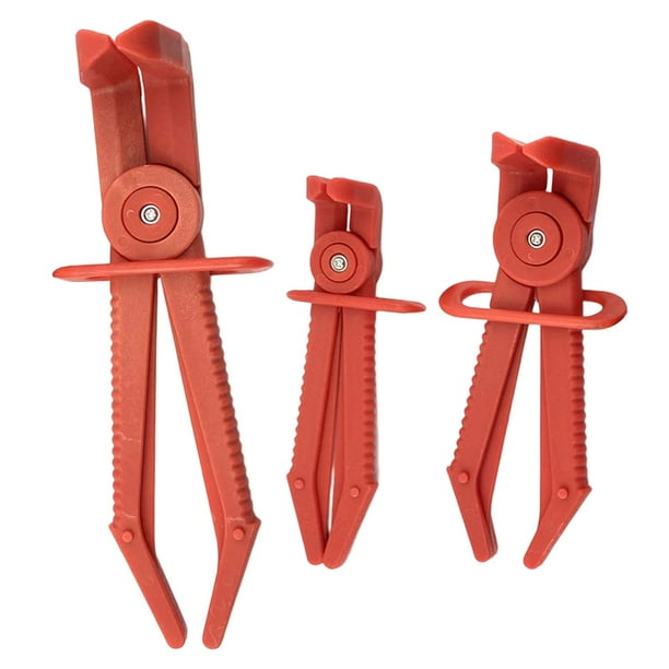 Alicates de abrazadera de coche Sunnimix 3 piezas rojo