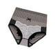 thumbnail image 3 of Ropa interior de mujer Abdomen Braguitas breves elásticas Calzoncillos de entrepierna sin costuras de cintura alta, Café, L Monstrate AP000977-08, 3 of 7