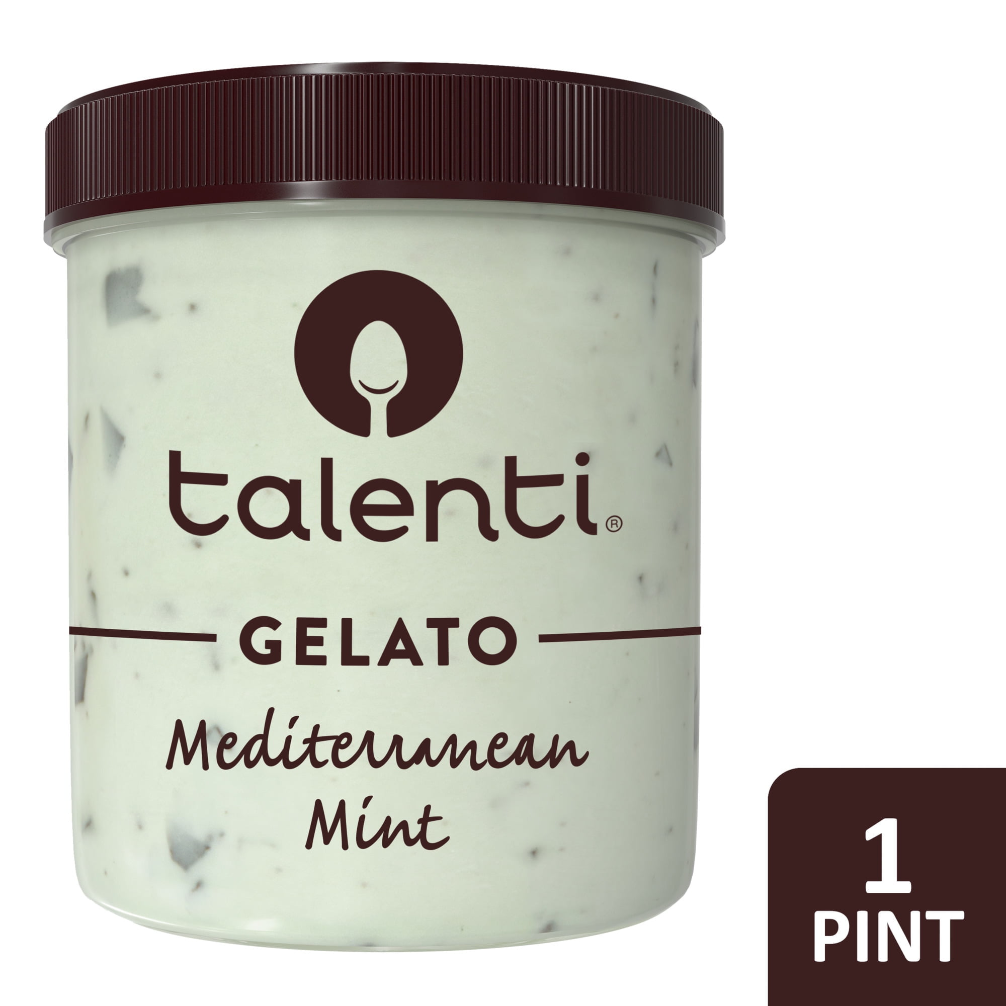 Talenti Gelato Gluten Free Mediterranean Mint Frozen Dessert Kosher Milk, 16 oz 1 Count