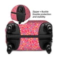 thumbnail image 3 of Haiem Colorful Sprinkles Donuts Luggage Cover Printed Suitcase Covers for Luggage Elastic Washable Suitcase Protector Fits 18-32 Inch Luggage-Large, 3 of 8