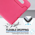 thumbnail image 2 of for Lenovo Tab M10 Plus 10.6" 2022 TB-125F/128F case, Shockproof, Silicone Rubber EVA Portable Handle Stand Protective Kids Cover Case for Lenovo Tab M10 Plus 3rd Gen 10.6 Inch 2022, Rose, 2 of 5