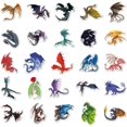 thumbnail image 3 of KAIYANG Paquete de 100 pegatinas de dragón para botellas de agua, portátiles, teléfonos, guitarras, patinetas, ordenadores, maletas y bicicletas, 3 of 5