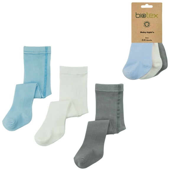 Biotex Organic Cotton Baby Boy Newborn Tights | 3 Pairs | Model: 1001