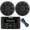 Black, variant on Kicker Weather-Resistant Marine Bluetooth USB AM/FM Digital Media Stereo Receiver with Pair (QTY 2) of 6.5" 150 Watt Max 2-Way OEM Replacement White Boat Audio Speakers, 50-Feet 16-Gauge Speaker Wire