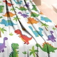 thumbnail image 3 of White Dinosaurs Colorful Species Palms Pattern Blanket,Comfortable Soft Lamb Wool Throw Blanket,All Season,Warm Lightweight Blankets for Sofa Bed Couch Living Room Chair,60"x80", 3 of 4