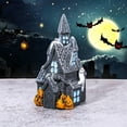 thumbnail image 3 of Halloween Village Accessories Set Halloween HOUSEs Village Miniatures Ornaments with Pumpkins Ghost Tombstones Tree Fence Streetlamp Figurines for Party Home Table Decor, 3 of 6