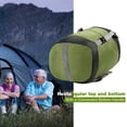 thumbnail image 2 of REDCAMP Nylon Compression Stuff Sack, 10L/17L/27L/40L Lightweight Sleeping Bag Compression Sack Great for Backpacking, Hiking and Camping,Blue/Yellow/Army Green/Black, 2 of 7